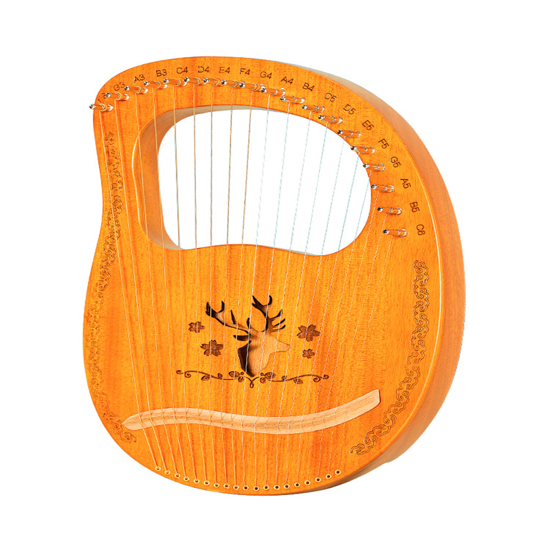 易响天开竖琴16弦莱雅琴lyre琴初学者小竖琴里拉琴箜篌乐器19音板琴