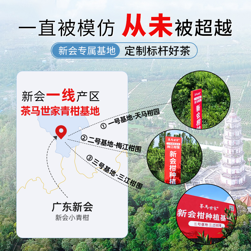 茶馬世家新会头采青柑铁罐装80g高清大图