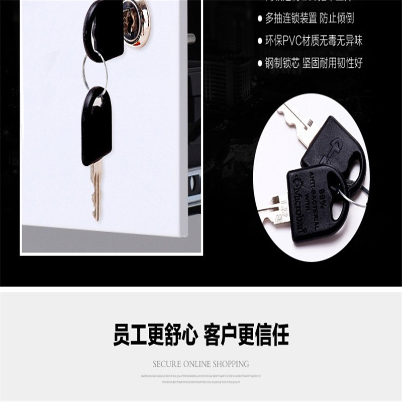 震天下(ZHENTIANXIA) ZTX-2021BMG002 冷轧钢板0.6mm文件柜860*390*1800