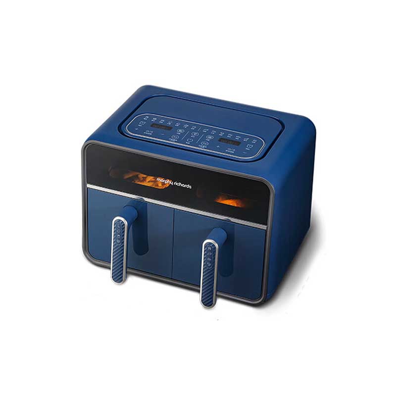 摩飞电器(MORPHY RICHARDS) 家用8L大容量可视双炸篮多功能空气炸锅 MR8100