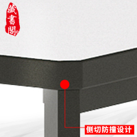 [藏书阁]老板办公桌现代简约大气总裁桌创意单人大班台白桌面1.62米