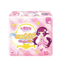 七度空间（SPACE7）少女系列特薄卫生巾QSD8110棉棉表层透气 日用245mm 姨妈巾 新旧包装随机发货