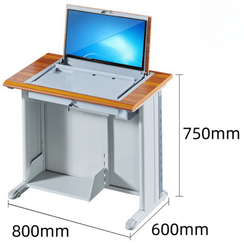 鑫木樽翻转电脑桌80cm张高清大图