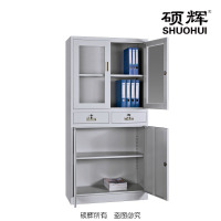 [硕辉]中二斗器械柜(玻璃门) 文件柜 储物柜 H1850*W850*D390
