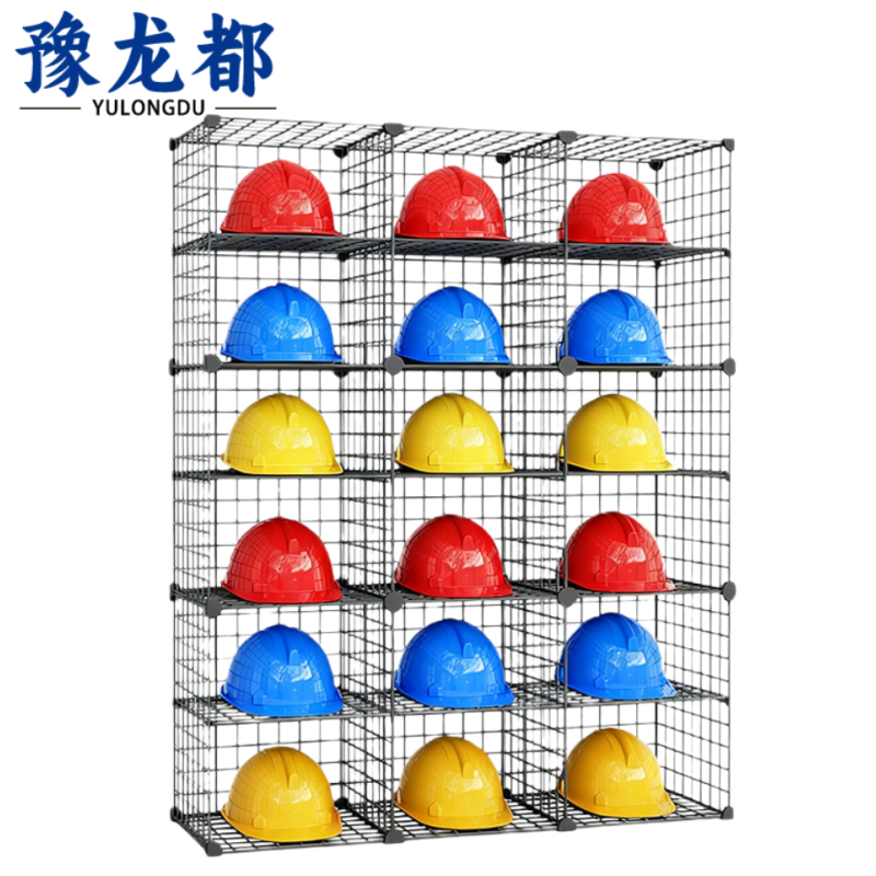 豫龙都 安全帽收纳架 18位 个高清大图