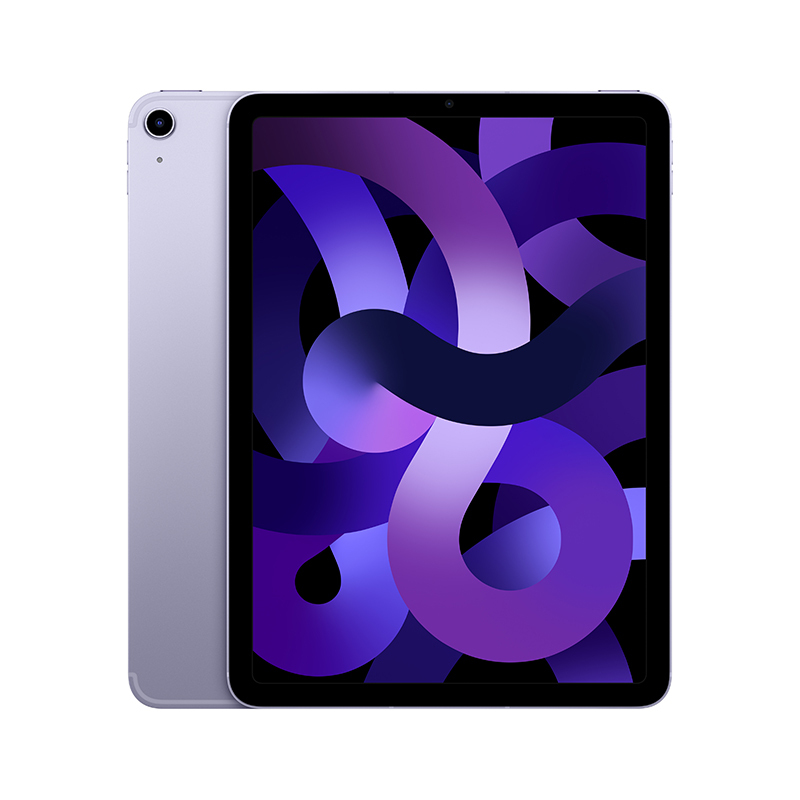 Apple iPad Air 10.9英寸平板电脑 2022年款 256G WLAN版 M1芯片 Liquid视网膜屏 MME63CH/A 紫色