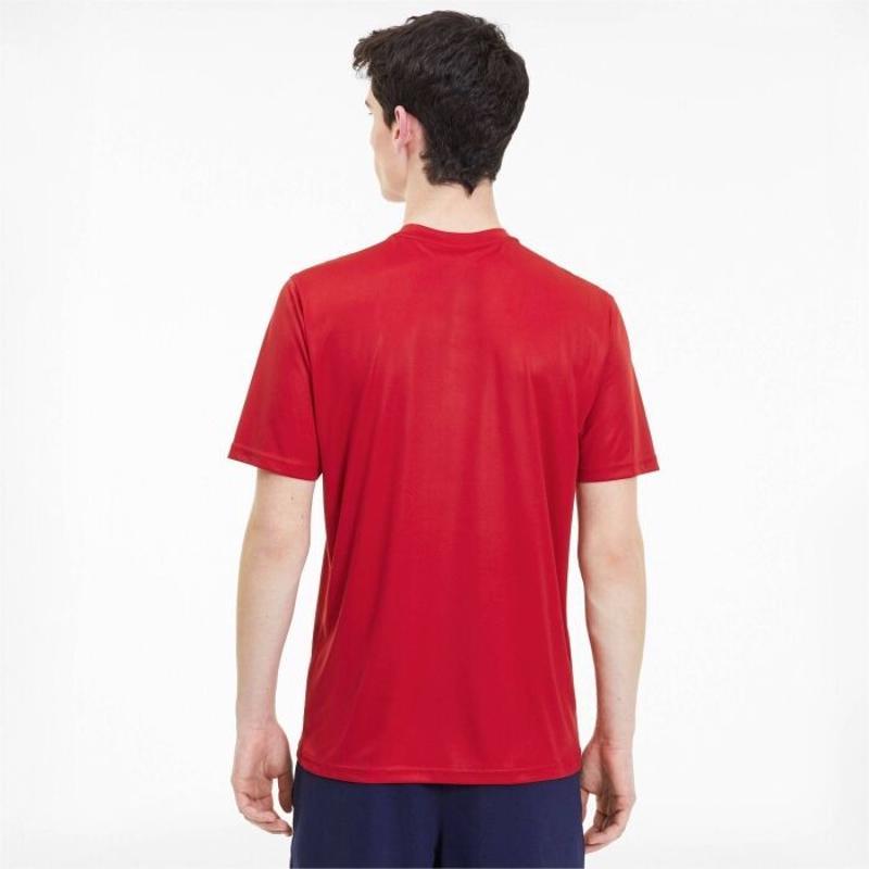 彪马(Puma)男士运动T恤捷克国家队比赛复刻版舒适透气球迷服饰
