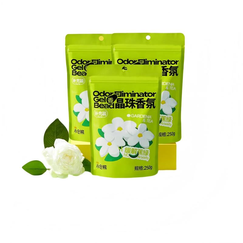 小仓熊 610096*3晶珠香氛袋装替换装250g x3(单位:组)栀子与清茶