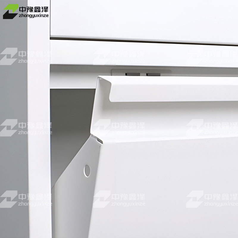 中豫鑫泽 ZYXZ4022020 钢制翻斗鞋柜简约现代收纳柜白色四斗高清大图