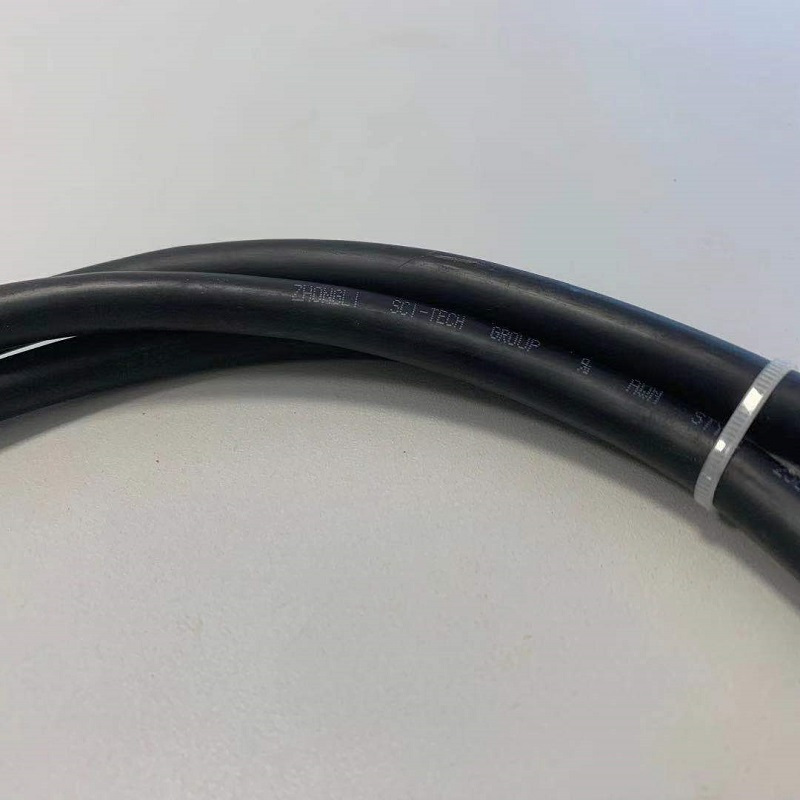 胜岸 RRU直流电源线/ 2芯多股铜芯软线1米工程用/两端制作铜鼻子连接器RRU-2x4 1米高清大图