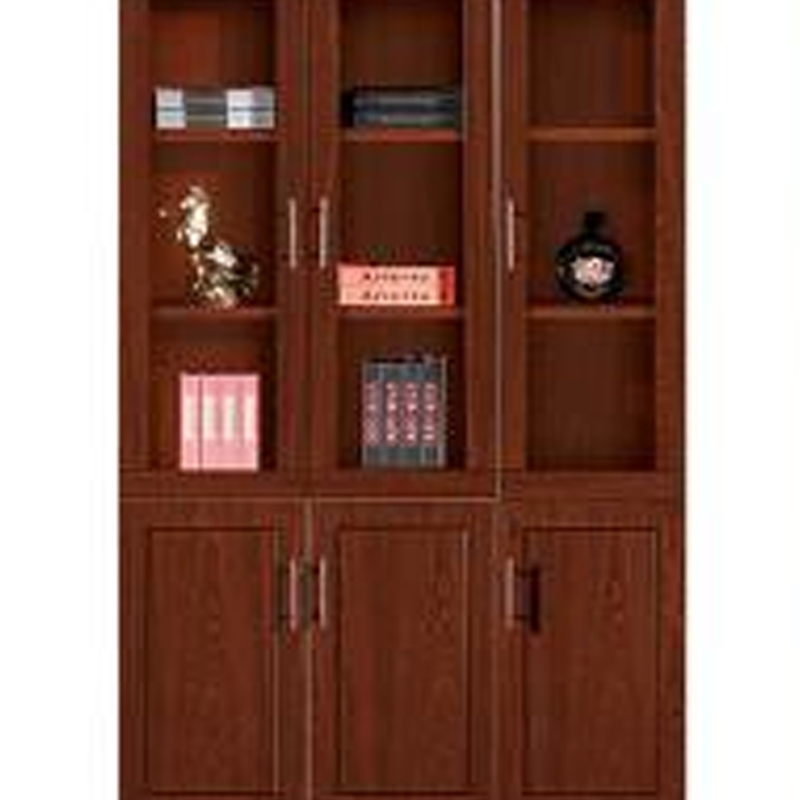 大央文件柜SE-203 1200W*400D*2000H 书架落地置物架客厅家用靠墙收纳柜子储物柜办公室文件柜简易书高清大图