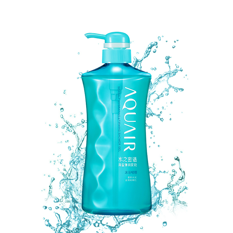 资生堂(SHISEIDO) 水之密语海盐弹润紧致沐浴啫喱600ml