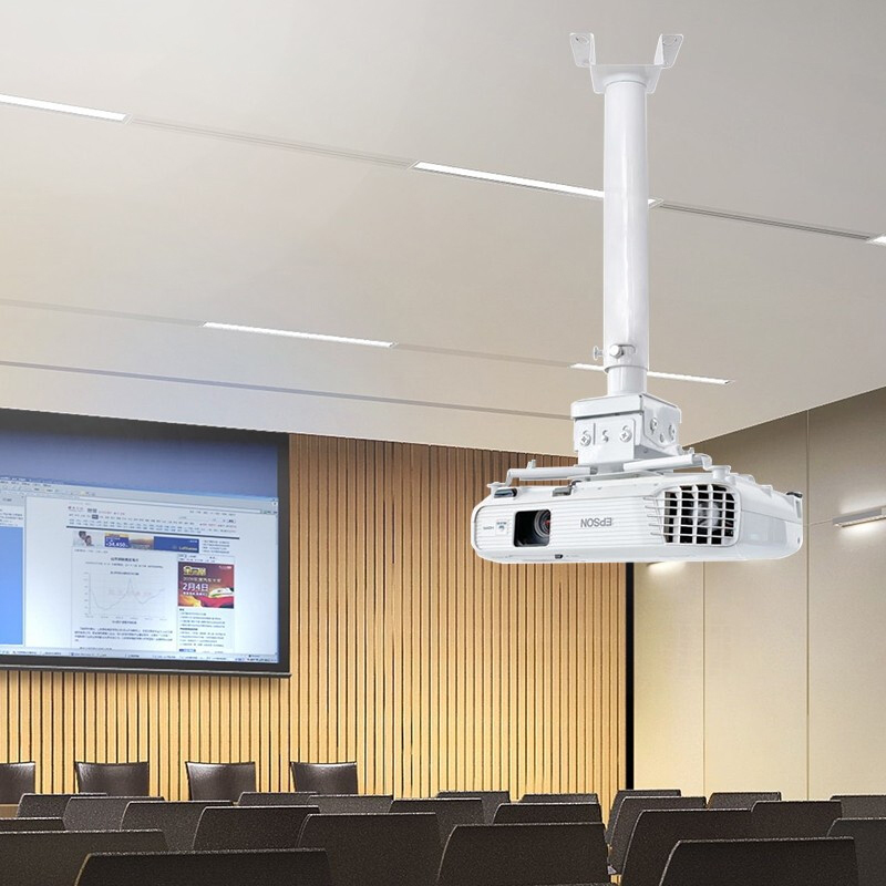 先科投影仪 吊架微大型通用铝合金伸缩升降支架 吊装壁挂立地墙壁家用