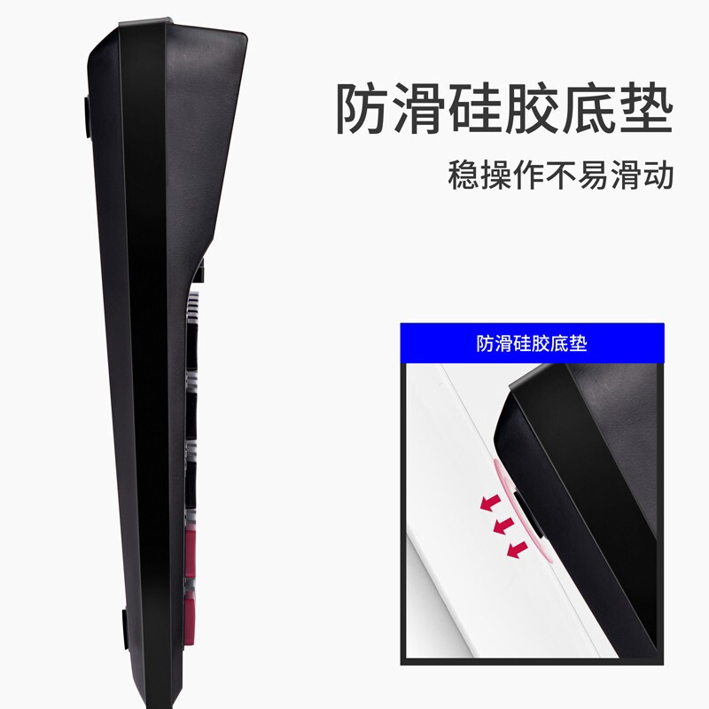 得力/deli 计算器 1566 台式机 5号电池 12位