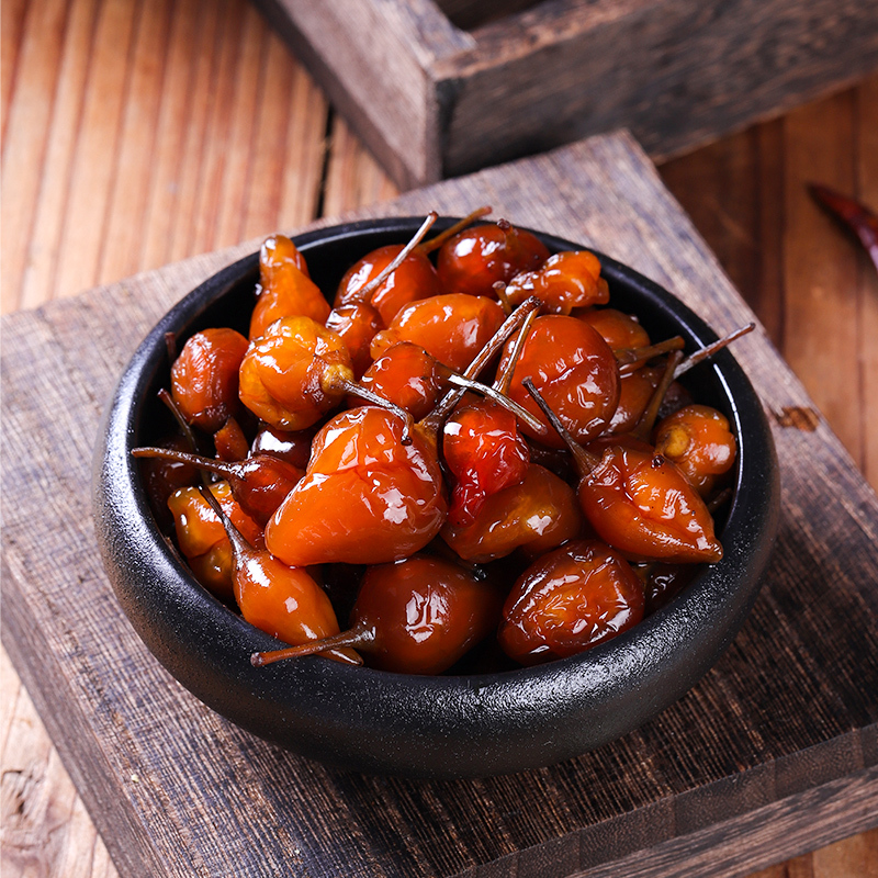 [网红七彩泡椒]王媒婆七彩泡椒650g/罐 广西特产灯笼椒泡椒 辣椒中的
