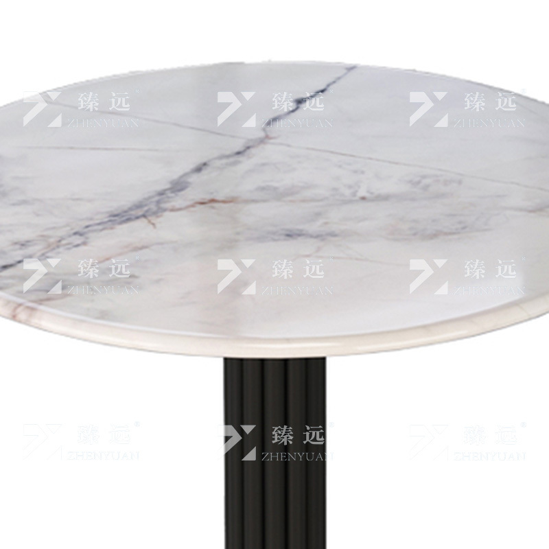 臻远ZY-VC112703 洽谈桌现代小圆桌会客接待商务休闲谈判桌