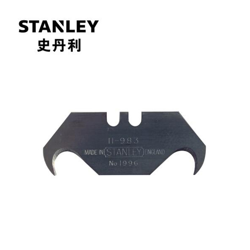 史丹利Stanley 重型钩型割刀刀片(每包5片)&11-983-0-11