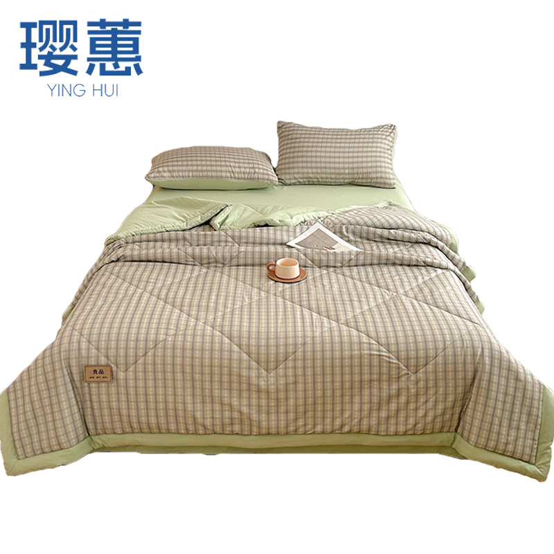 璎蕙 纤维被夏凉被 200*230cm 条高清大图
