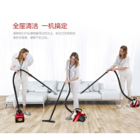 扬子（YANGZI）吸尘器家用手持小型迷你卧式地毯吸猫狗毛床上大功率礼品 1008标配+9件套+原装滤芯