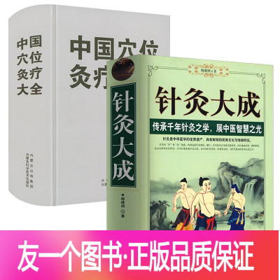 [正版]2册针灸大成中中医针灸学针灸取穴速查针灸理疗穴位图解经络腧穴学针灸经络穴位中医学入门书籍