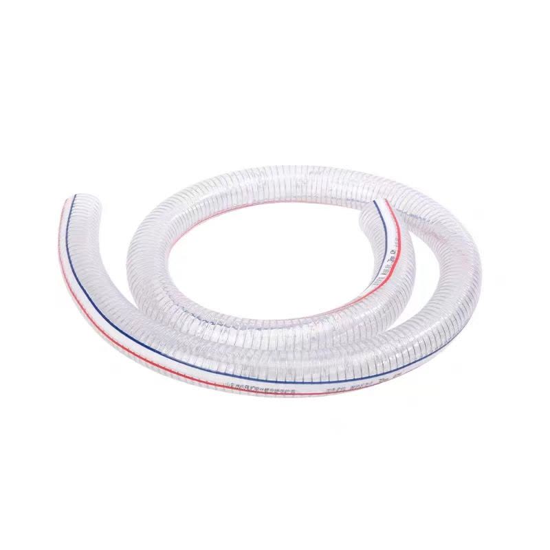 鑫迈凯斯 PVC透明钢丝软管 透明塑料管 内径125mm壁厚8.0mm 米图片