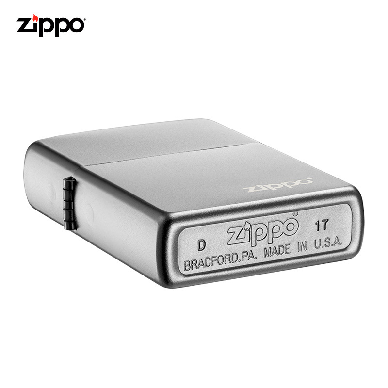 ZIPPO芝宝打火机原装ZIPPO煤油之宝打火机205ZL-A-000018锻纱镀铬-商标