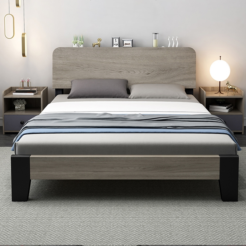 古达木床现代简约1.5米双人床主卧轻奢1.8经济床