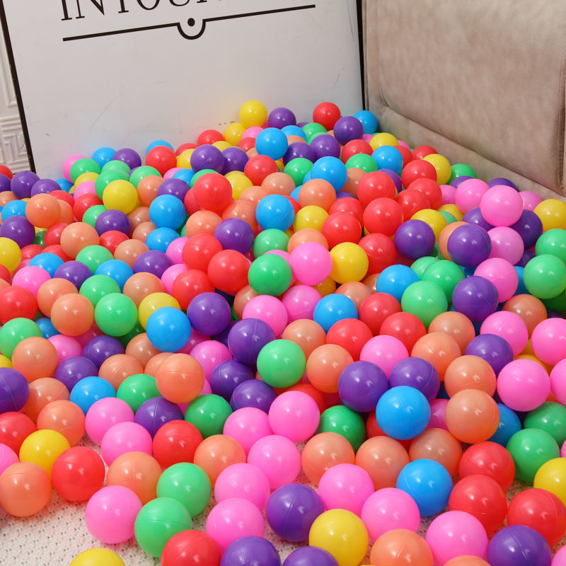 海洋球厂家直销无毒无味加厚波波球游乐场彩色小球宝宝戏水玩具球 7cm