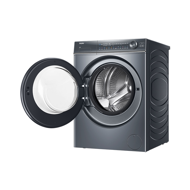 海尔(Haier)洗衣机超薄全自动9kg滚筒一级能效直驱变频家用493mm超薄紫外除菌XQG90-B14376LU1