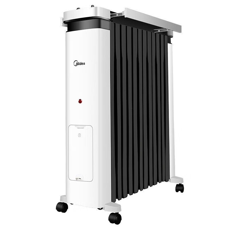 美的 NY2212-18C 取暖器 油汀电暖取暖器加湿盒烤火炉 加宽暖气片电暖器儿童防烫高清大图