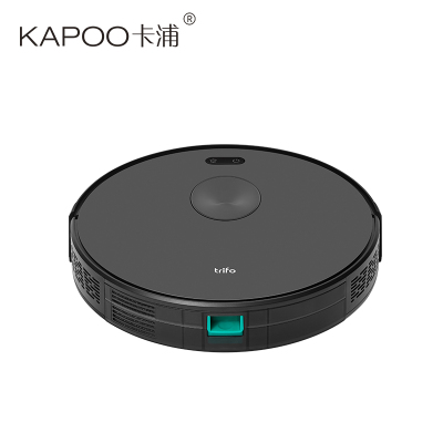 扫地机器人一代目M6+超薄智能家用全自动扫拖一体机器人 视觉导航 拖扫吸式 APP操控 视频监控 吸尘器 黑色