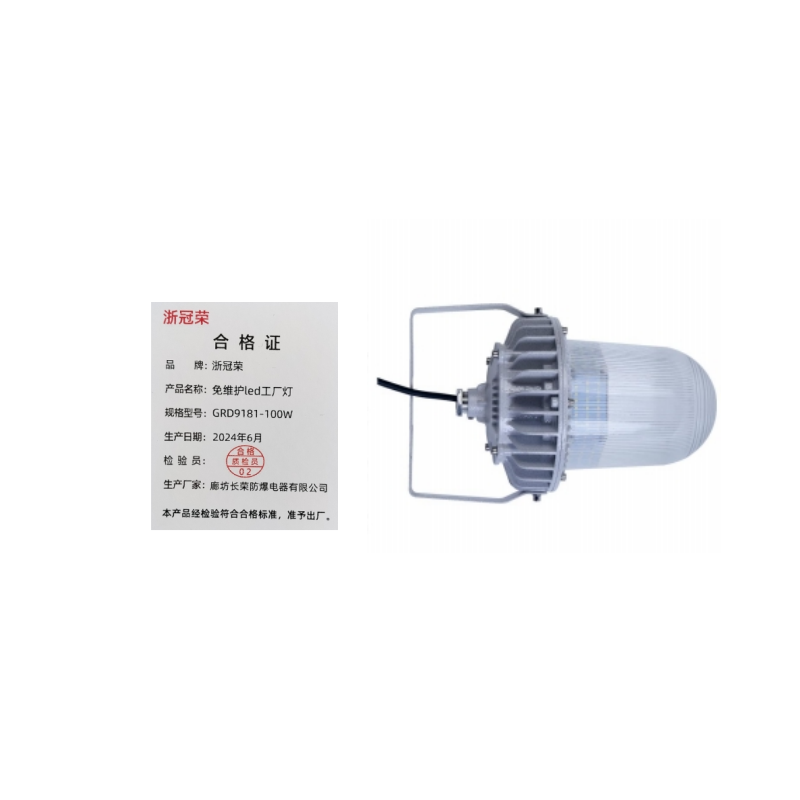 ZHEGUANRONG/浙冠荣免维护led工厂灯 GRD9181-100W 个高清大图