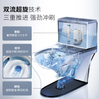 SEREN HOME赛恩卫浴抽水马桶家用坐便器喷射虹吸式缓降盖板节水坐便器