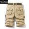 HLCOMAN多口袋工装短裤男宽松直筒休闲5五分夏季薄款ins休闲中裤潮牌帅气