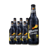 [乌苏啤酒]官方授权黑乌苏新疆黑啤夺命大乌苏520ml*6瓶乌苏啤酒