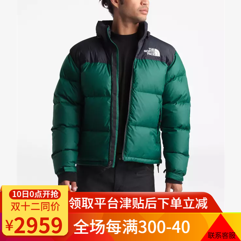 thenorthface北面羽绒服保暖外套男女款dwr防水700蓬松度鹅绒填充1996