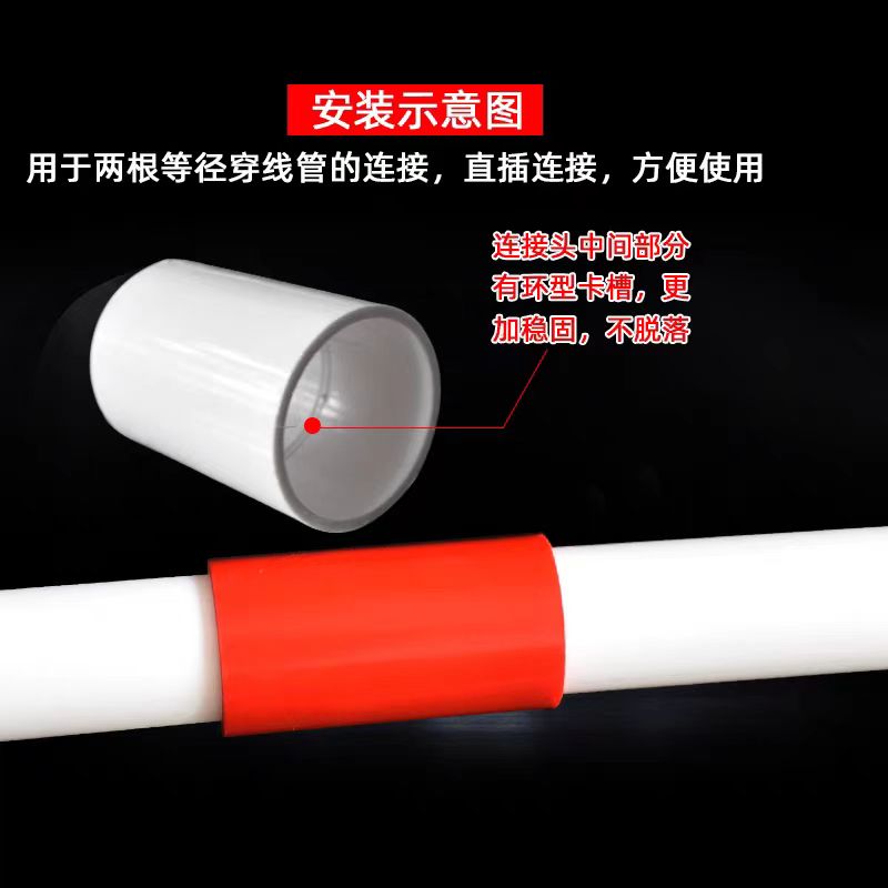 中锦科技 PVC穿线管直接40mm个高清大图