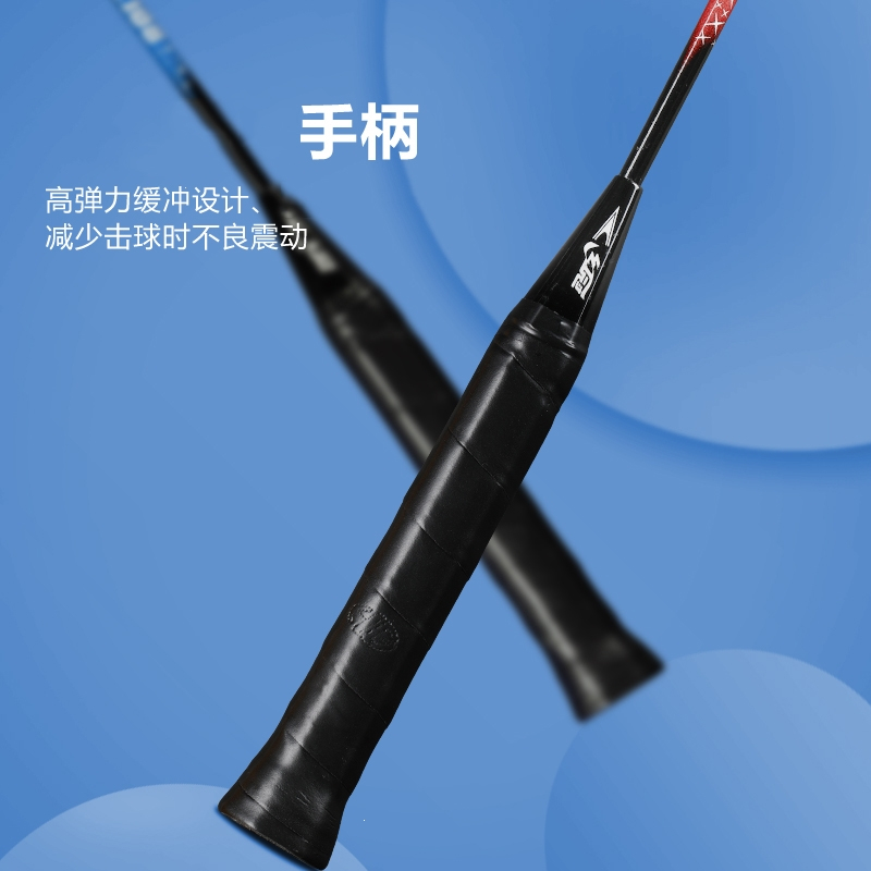 红双喜(DHS)羽毛球拍碳素成人专业双拍儿童套装轻盈设计
