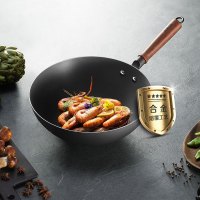 苏泊尔(SUPOR) 芯铁Ⅱ炒锅真不锈炒菜锅铁锅家用无涂层锅具 明火燃气灶适用