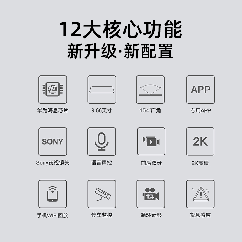 趴趴狗(PAPAGO!)P500 PRO 1440p 双镜头高清行车记录仪