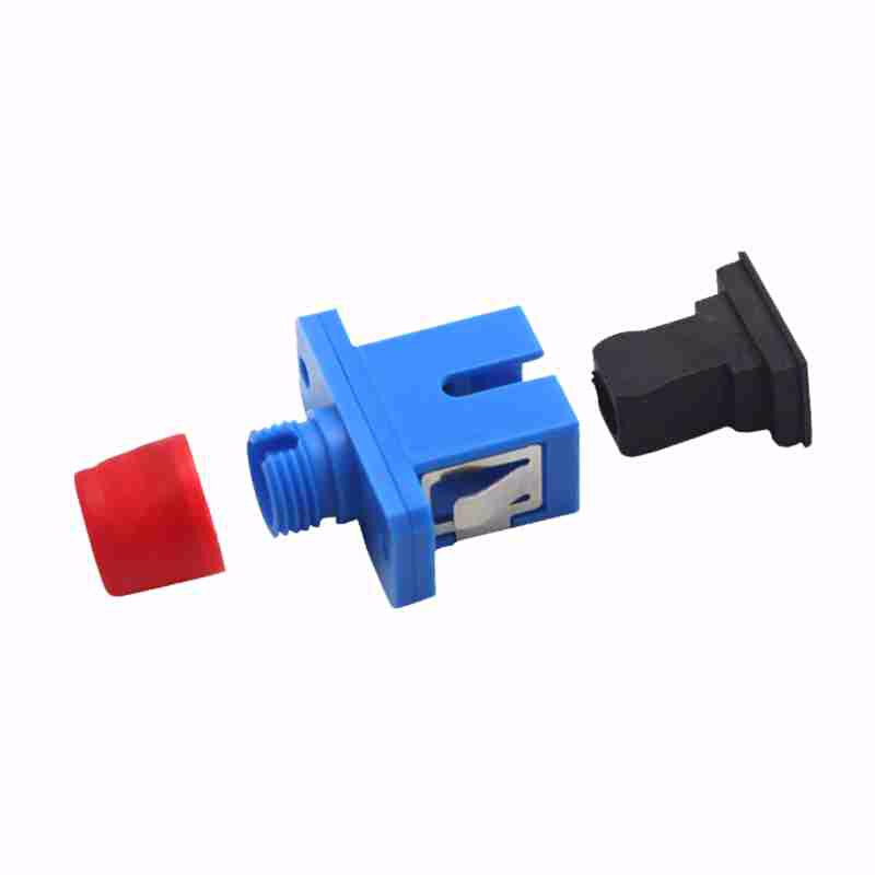 鑫的(XinDi)Sp*-S-F-F 法兰盘 适配器 耦合器 SC-SC/FC-SC/FC-FC 可选(10个装)