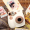 富士(FUJIFILM)INSTAX拍立得 胶片相机 一次成像 mini7C 富士小尺寸 奶咖色 套装(含20张相纸)