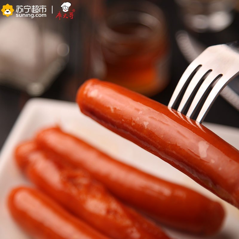 廖大哥厂家直销奥尔良风味脆骨肠160g冷冻台湾风味烤肠