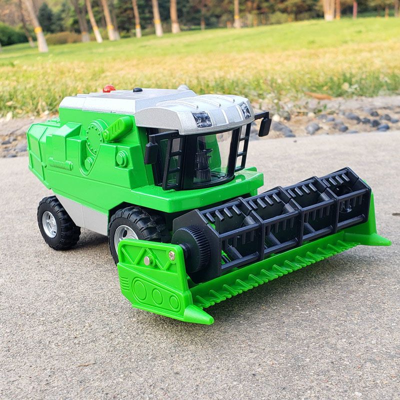 联合收割机合金农用车模型仿真金属模型儿童玩具车小麦玉米收割机
