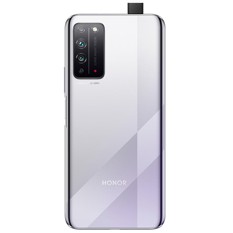 荣耀X10 麒麟820 双模九频5G 90Hz全速屏 4000万RYYB高感光摄影 8GB+128GB 光速银 全网通5G智能手机