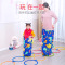 幼儿园感统训练器材儿童家用跳房子格子圈圈跳高户外体能运动玩具