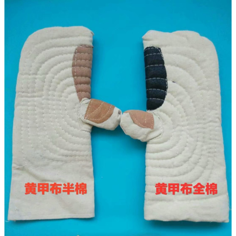 福安特劳 纯棉手套厨房烤箱烘焙隔热手套 26cm纯棉手闷子/双 100双装