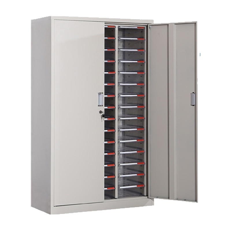 凌迪星带门文件柜86*39*141cm台高清大图