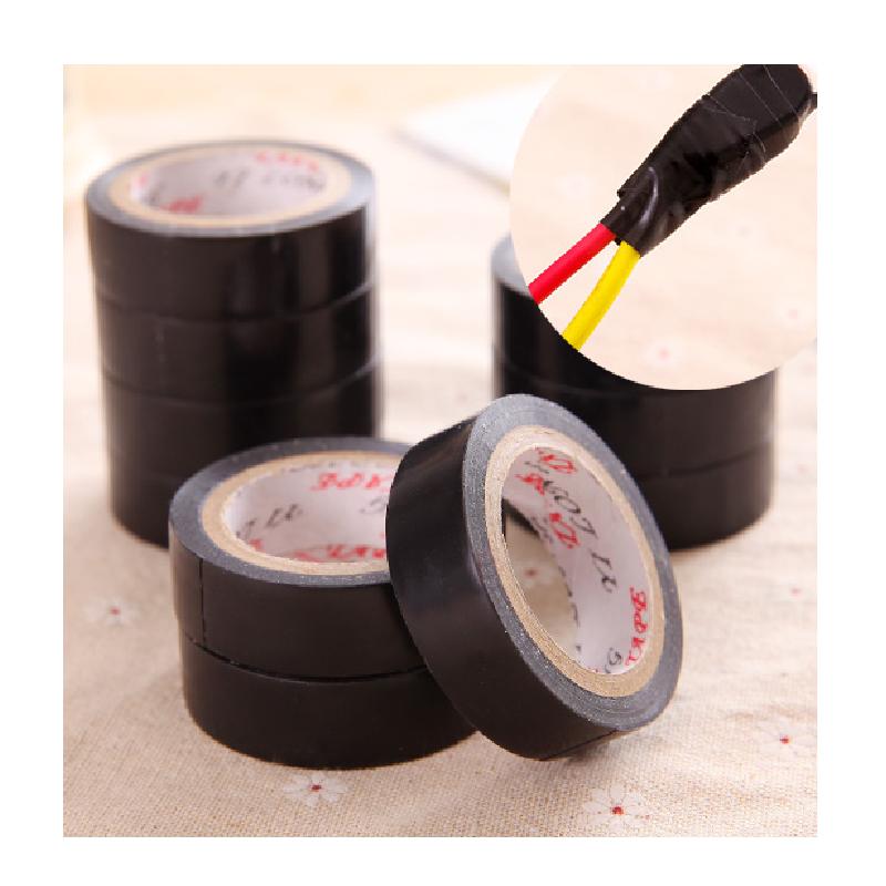 OL 绝缘电胶布 带黑胶布带胶粘个装舒适电工胶带 20mm×20m 单位:3个装