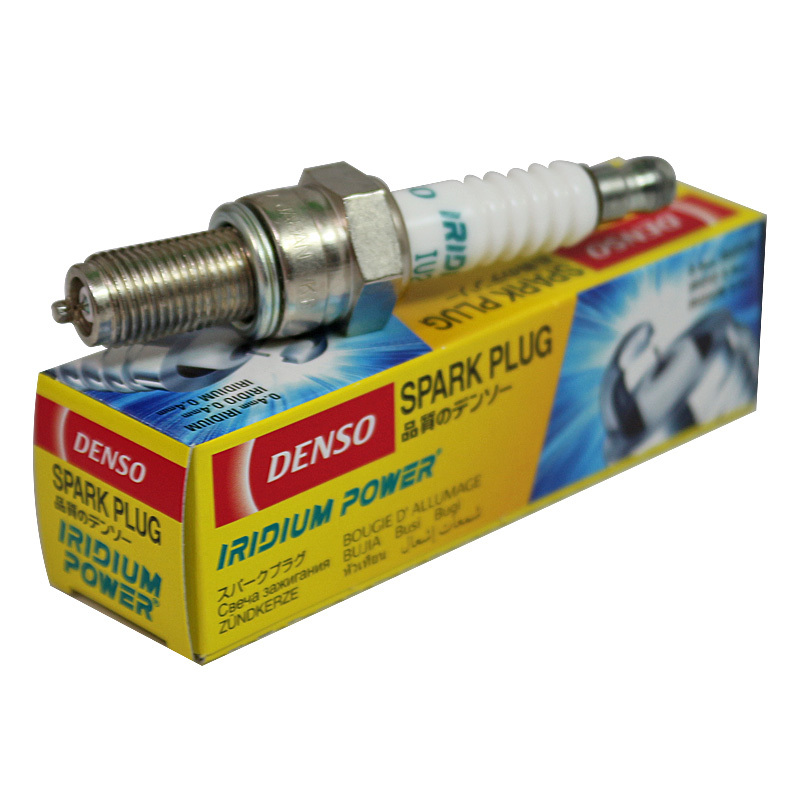 电装(DENSO)单铱金·摩托车火花塞IU27适配ZS125T/JH600/雅马哈/川崎铃木/黄龙/杜卡迪(单支装)